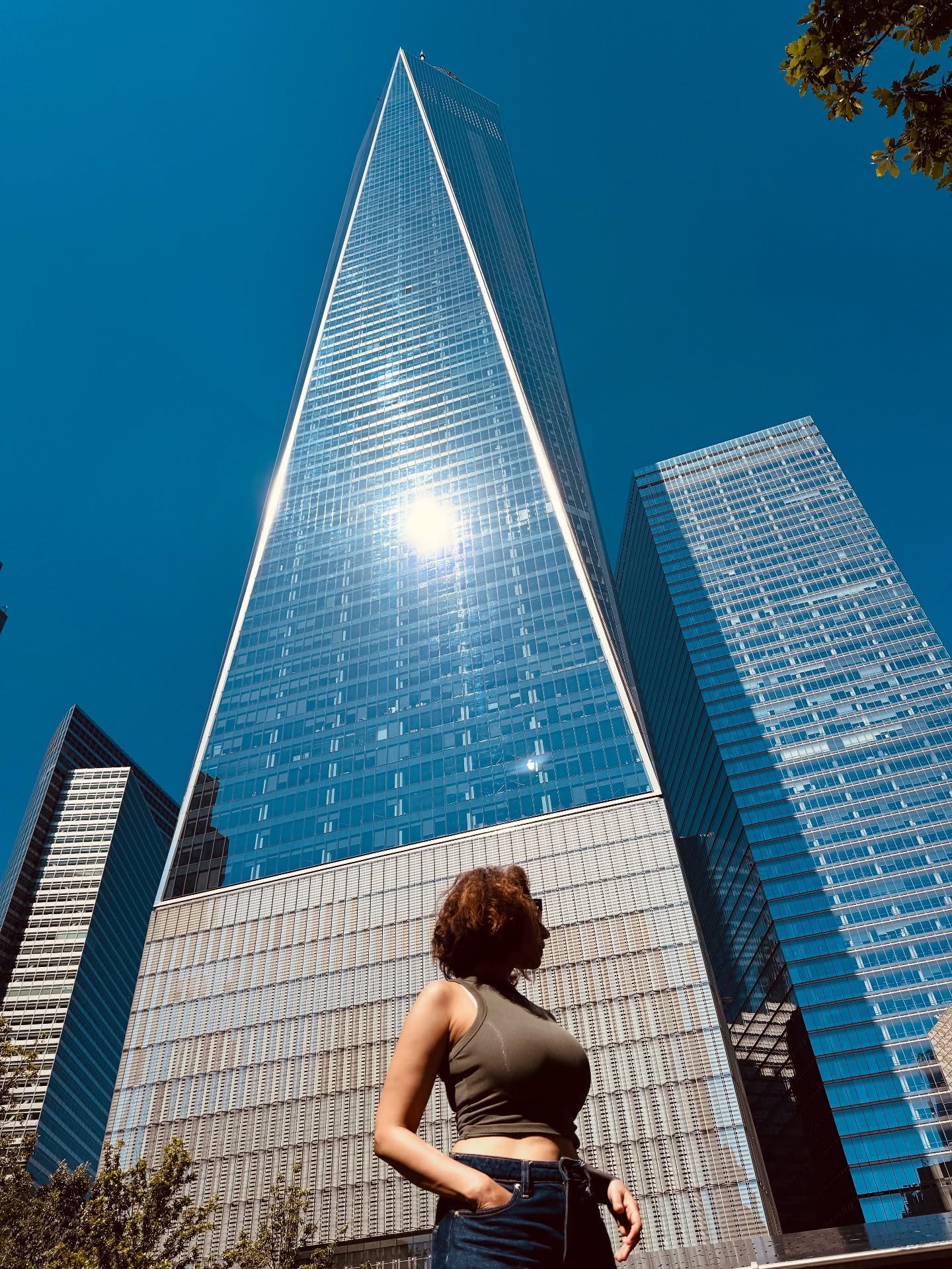 Aiana in New York, city perspective shot